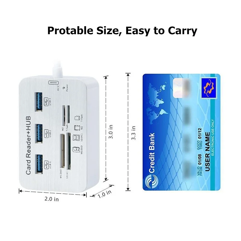 

USB HUB 3.0 Multi Splitter Port Sd Card Reader For Macbook Pro Computer Pc Laptop Accessories Usb 3.1 C Hub With Power Adapter