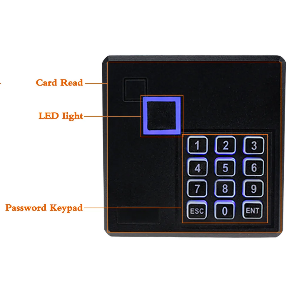 Профессиональный комплект платы управления доступом RFID сети TCP/IP металлический