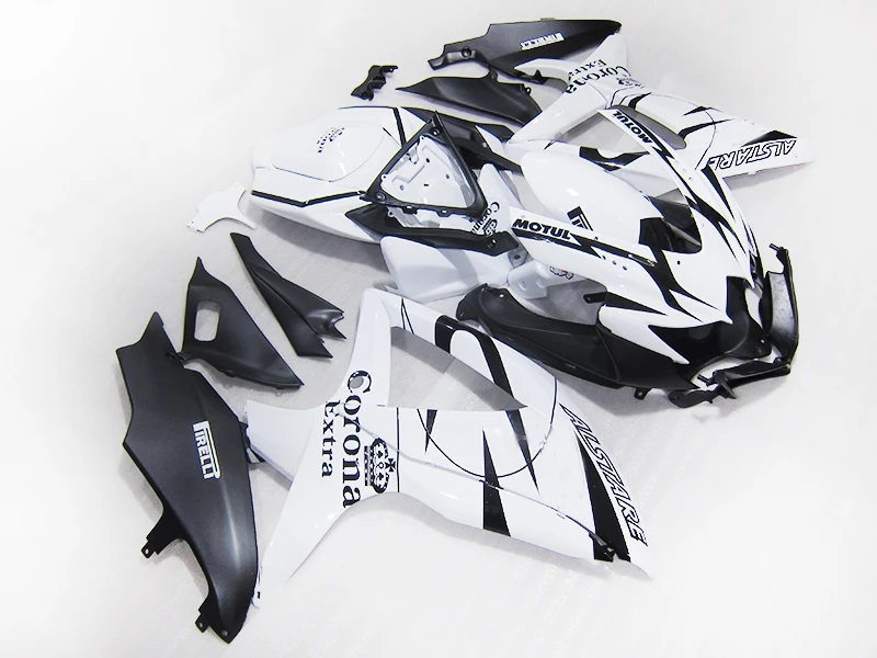Впрыска ABS обтекатель комплект для Suzuki 2010 2009 2008 GSXR750 K8 GSXR600 GSXR 600 08 09 10 &quotcorona&quot