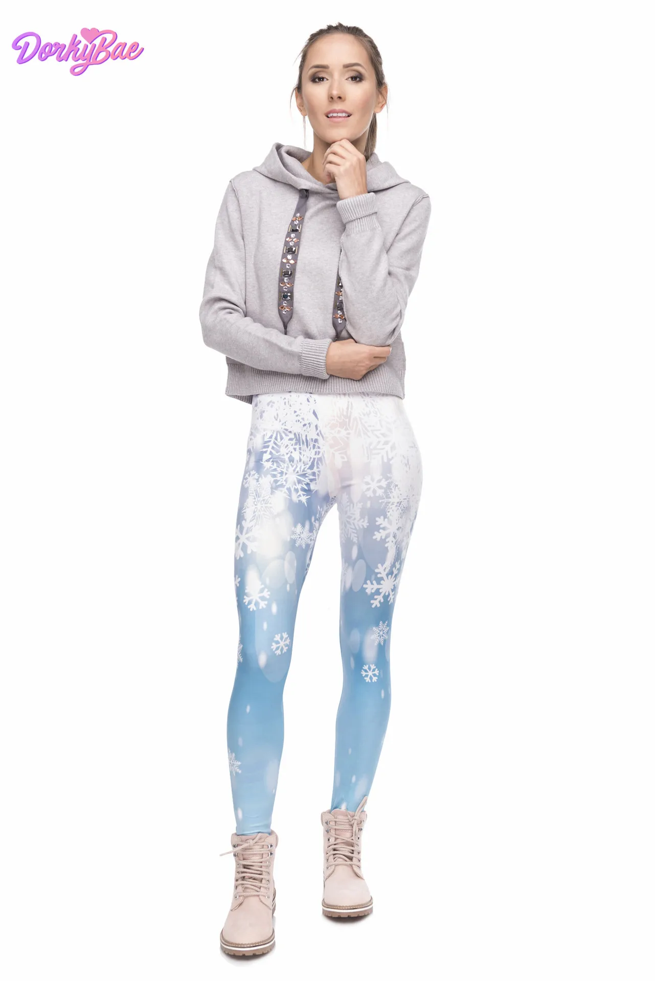 Леггинсы женские из полиэстера с эффектом пуш-ап и высокой талией | Женская