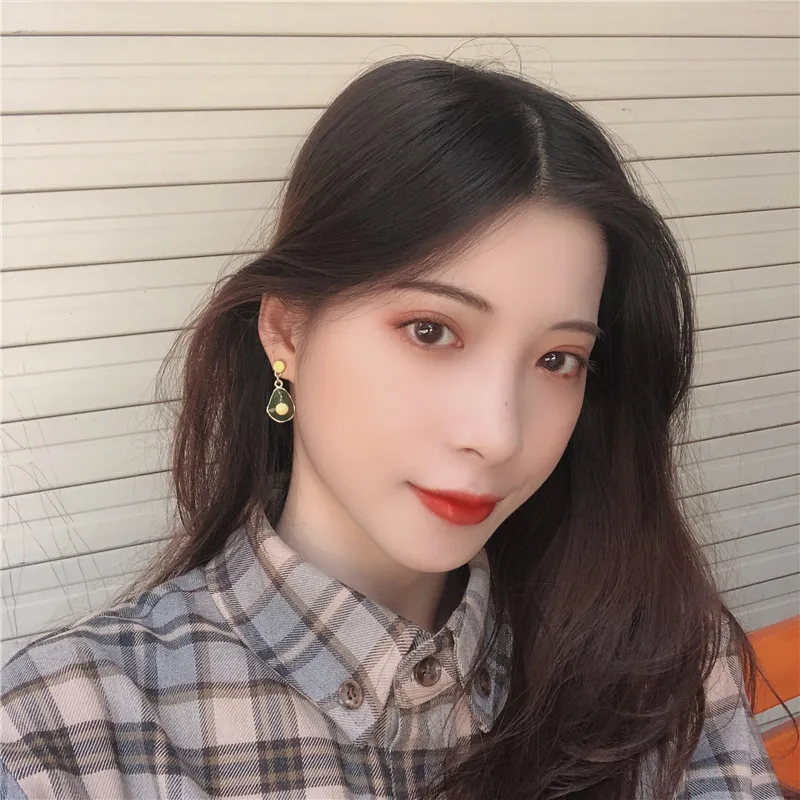 Ruanme модные серьги гвоздики для женщин Геометрическая простота и чистый свежий