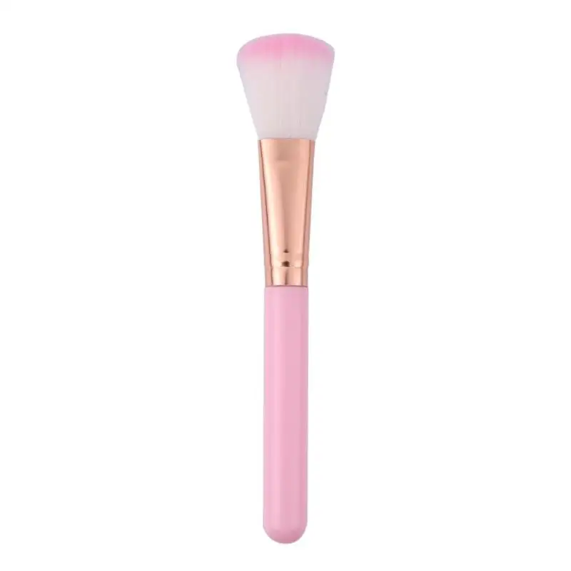 Pink Профессиональные кисти для макияжа, румяна, рассыпчатая пудра, основа, кисть для основы, тени для век, кисть для пудры - Handle Color: Pink
