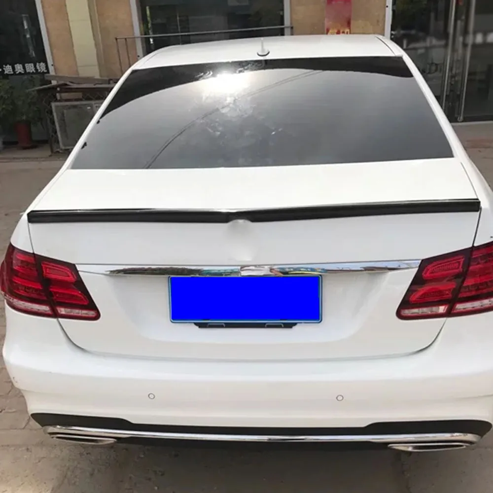 Задний спойлер багажника губа для крыла Mercedes Benz E класса W212 E550 E350 E63 AMG 2010 2013 ПУ