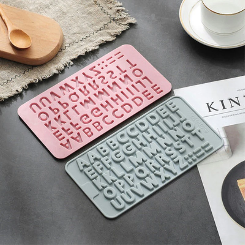 Letter Alphabet Silicone Mold Non-stick Diy Chocolate Ice Cube Cream Cake Making Tool Creative Baking Mould 1PC | Дом и сад