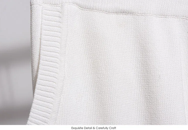 Трикотажные наборы осенний Женский вязаный свитер с длинными рукавами+ брюки модный костюм Свободный пуловер Топы Брюки женские спортивные костюмы