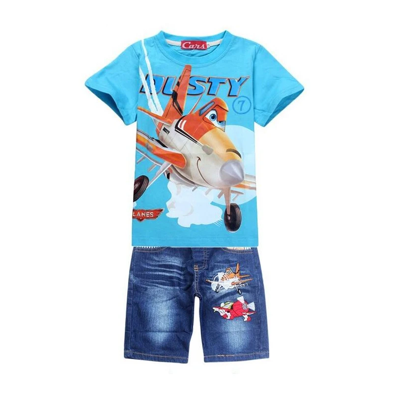 Комплект летней одежды для мальчиков футболка и штаны | Детская одежда обувь