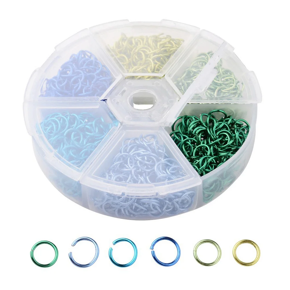 6 мм алюминиевое ожерелье с застежкой делая ссылку аксессуары компоненты открыть