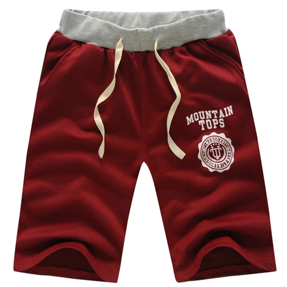 Летние мужские повседневные пляжные шорты с пятью суб брюками поясом