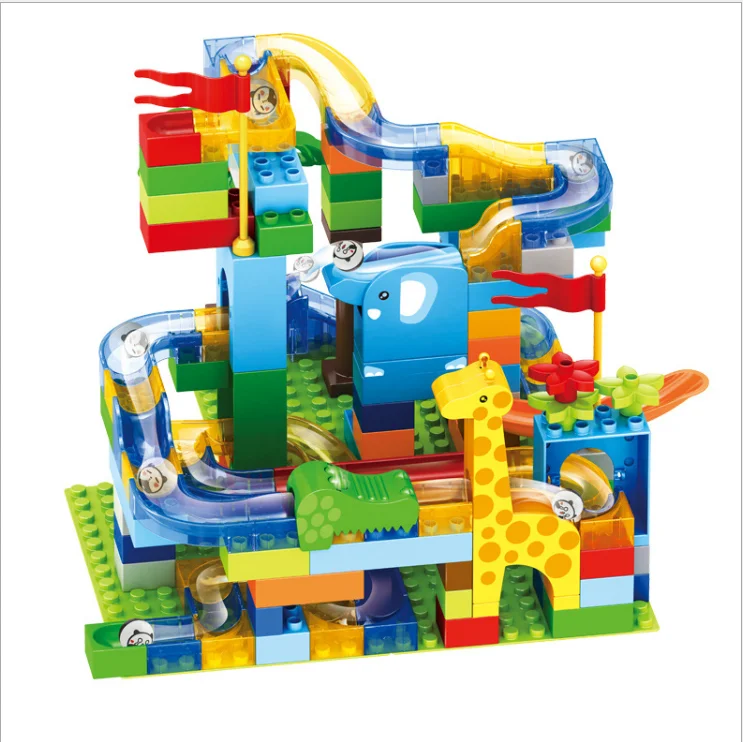 Конструктор Marble Race Run новые большие блоки набор строительных блоков большого