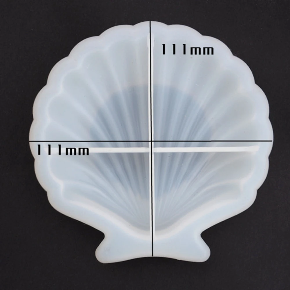 Зеркальная большая силиконовая форма для морских раковин морской жизни