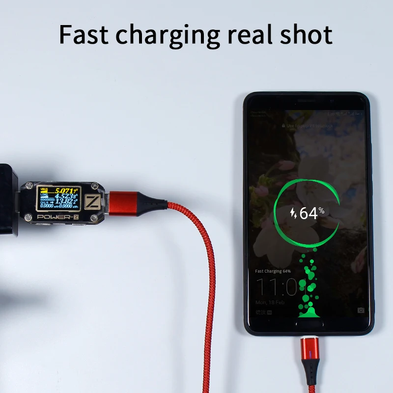 Магнитный кабель 5A Supercharge Micro usb type C, зарядный провод для huawei P30 P20 mate 20 Pro, линия быстрой зарядки для iPhone XS MAX