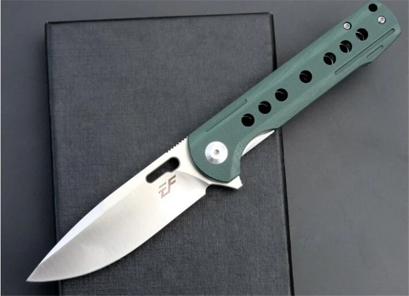 Eafengrow EF910 складной нож G10 Ручка D2 лезвие шарикоподшипник Флиппер Кемпинг/Выживание/открытый/Тактический нож складной EDC инструмент
