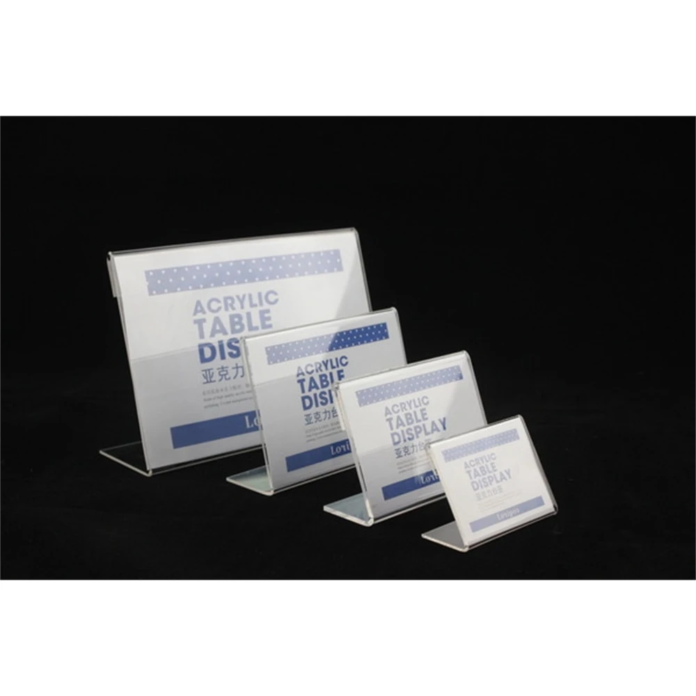 85x55 мм ярлык фоторамка для билета стенд дисплея акриловая настольная бумажная