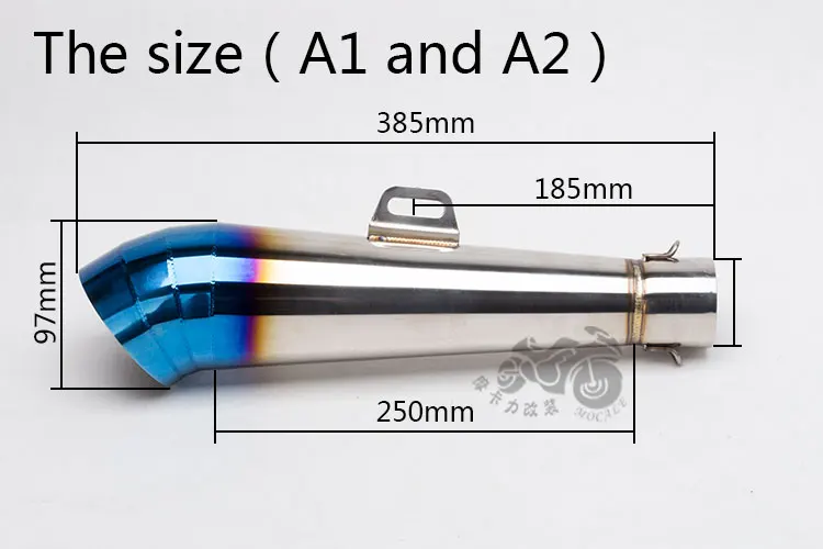 Модифицированная выхлопная труба мотоцикла глушитель GP Escape Moto большие звуки