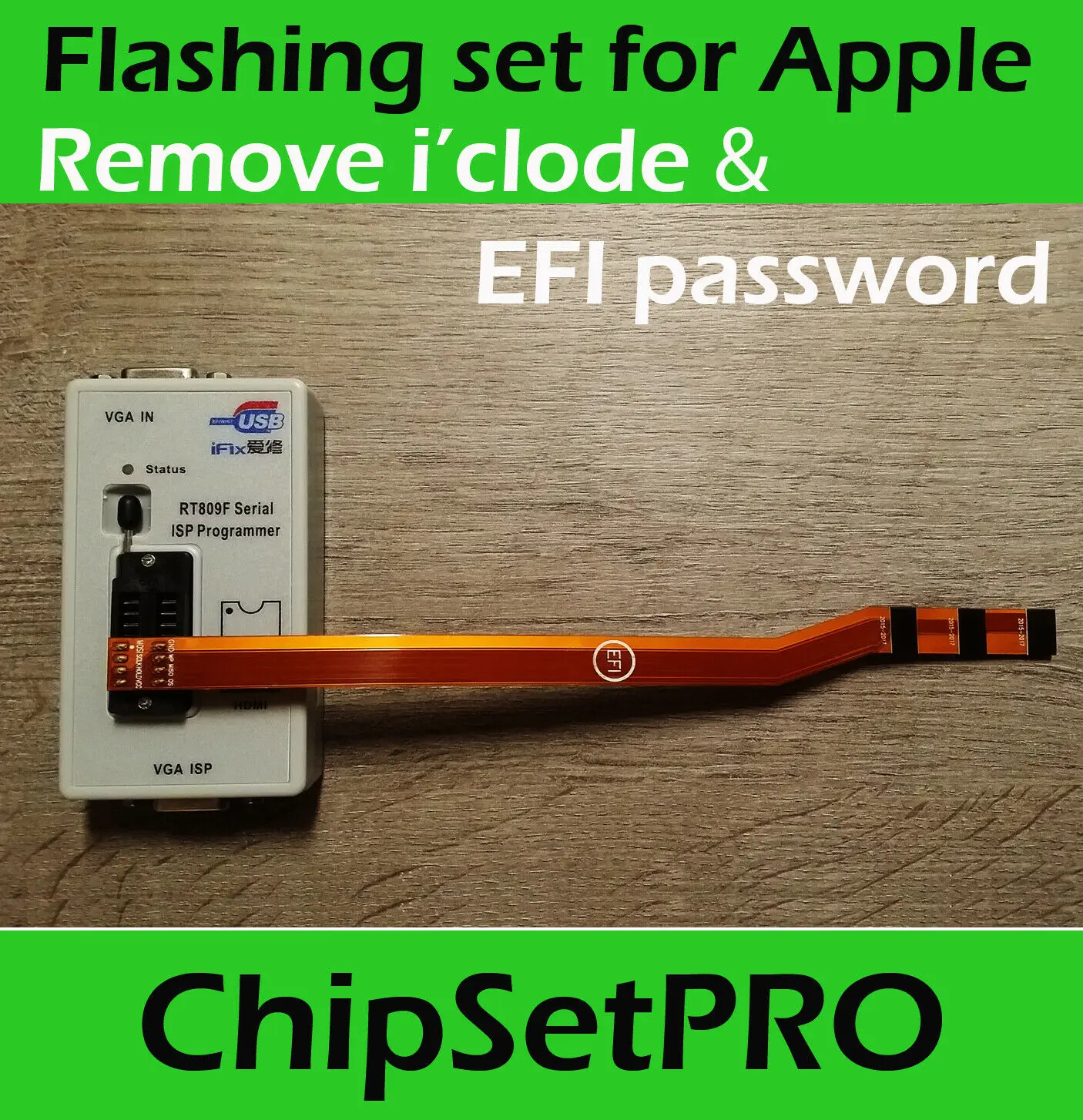 Debug RT809F SPI FLASH EFI ROM for Apple MacBook J6100 Air Pro Service tool PRO