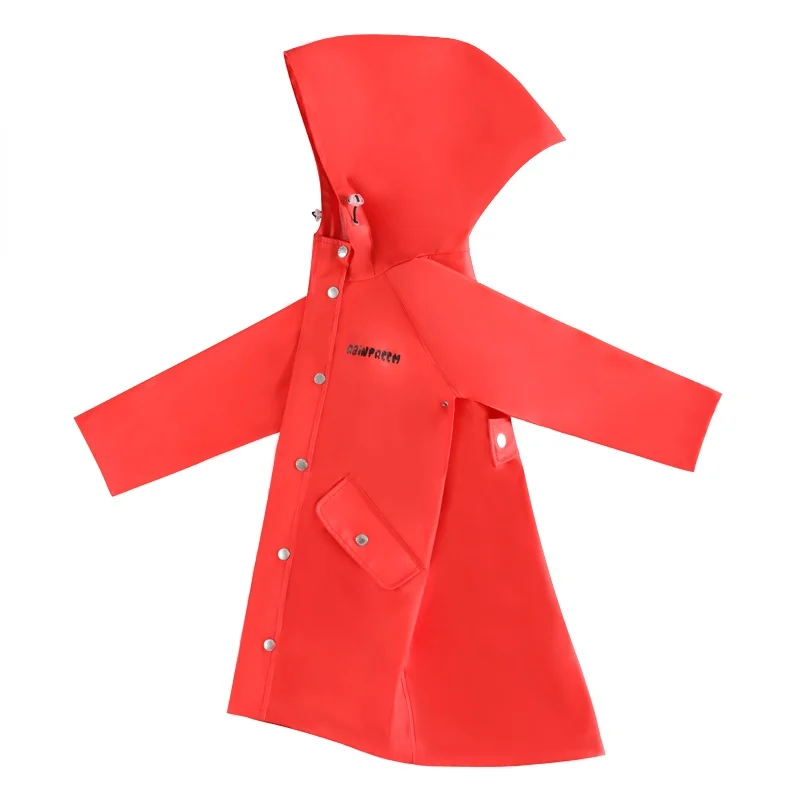 Waterproof Cape Camping Outdoor Kids Raincoats For Girls Cute Zipper Rain Coat Kids Jumpsuit Impermeable Enfant Rain Coat LL50YY