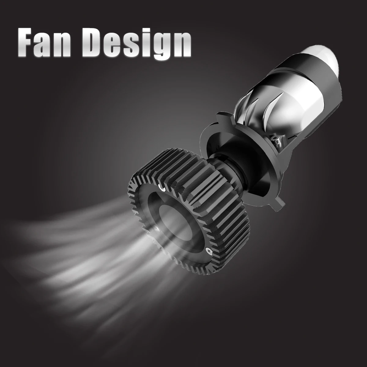 Светодиодная мотоциклетная лампа H4 прожектор 12 В белая светодиодная 9003 лм яркая