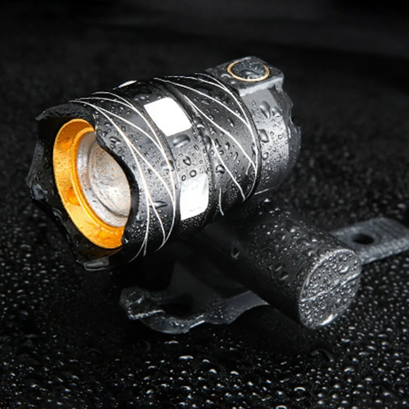 

Mountain Bike Accessories Bicycle Headlight 15000LM XM-L T6 Rechargeable, With USB Bicycle Headlight LED