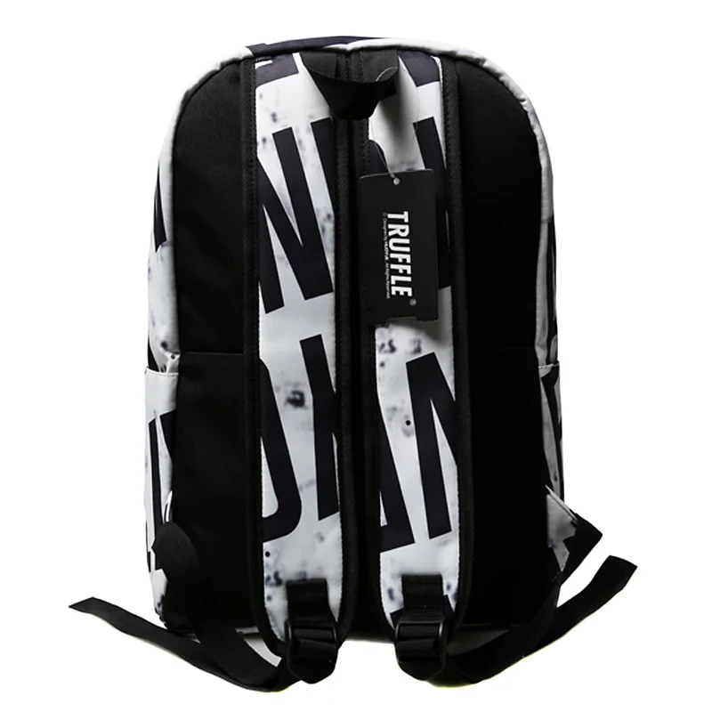 TRUFFLE brand men Backpacks for women Boys Girls Teenagers Fashion school Backpack with Print Abstract Travelling bag for Laptop