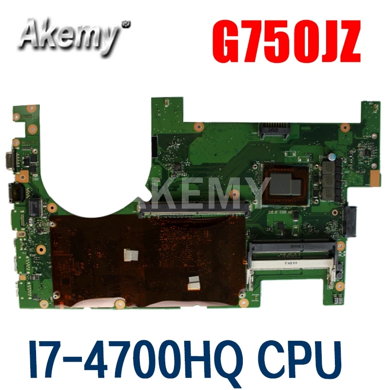 Материнская плата Amazoon G750JZ бортовой I7 4700HQ For Asus G750JY G750J материнская для ноутбука