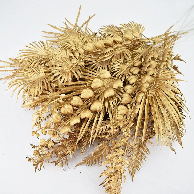 

Искусственные растения, интерьер для домашнего декора, золотой эвкалипт, искусственное растение, украшение для стола, гостиной, вечеринки, ...