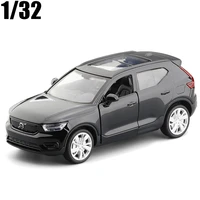 132 volvo xc40 alloy car model diecast toy vehicles metal pull back sound light collection childrens toy gifts