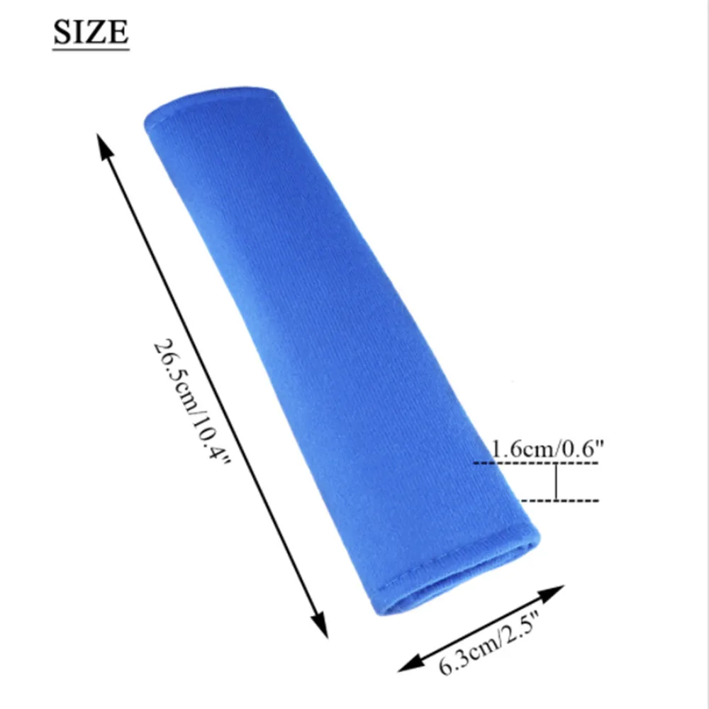 2 шт. Накладка для ремня безопасности автомобиля хлопок стайлинга автомобилей