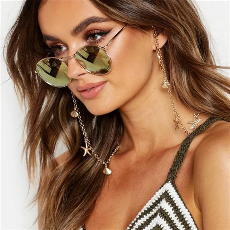 TTLIFE Морская звезда оболочка очки цепь шнурки аксессуары ремешок ожерелье шнурок