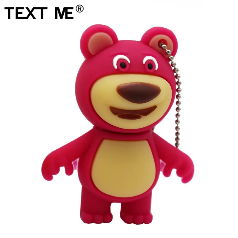 TEXT ME симпатичный картонный медведь модель usb флэш накопитель 4 ГБ 8 16 32 64 флешка