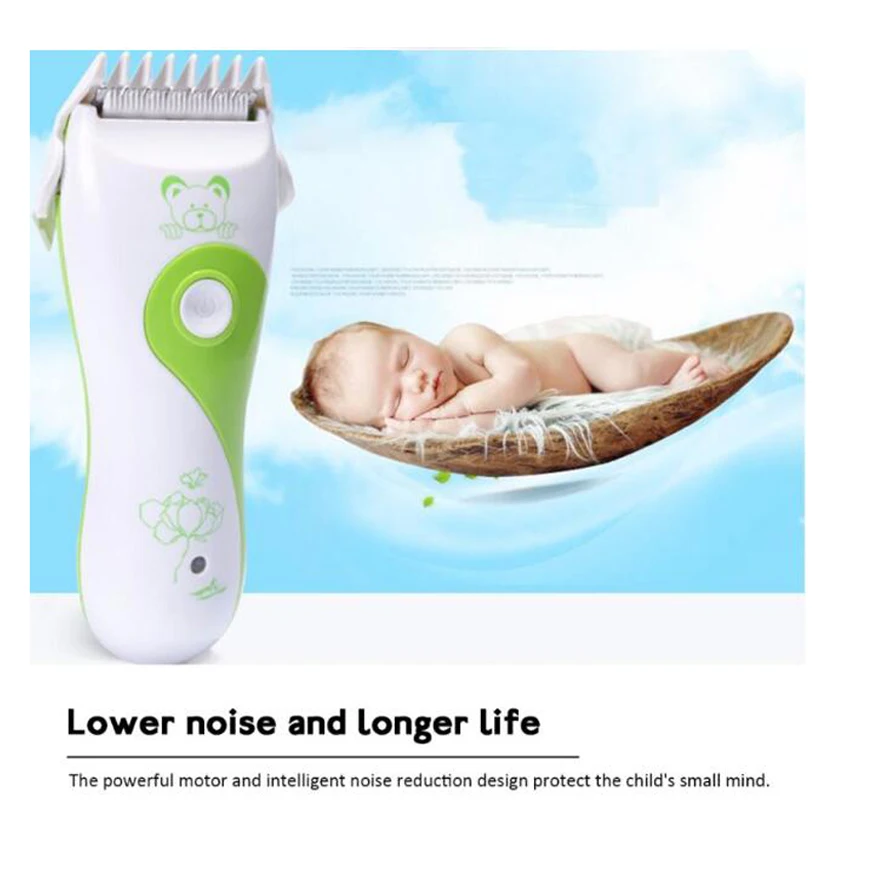 Детская машинка для стрижки волос электрическая с низким уровнем шума мощная