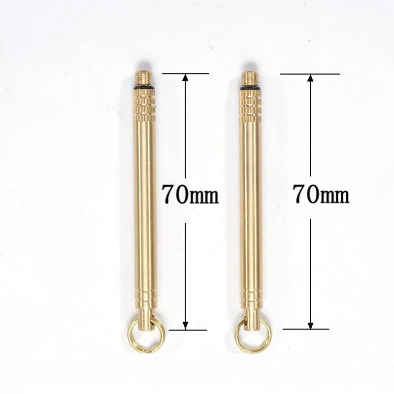 AISPORT титановые тактические зубочистки ушные палочки латунная трубка