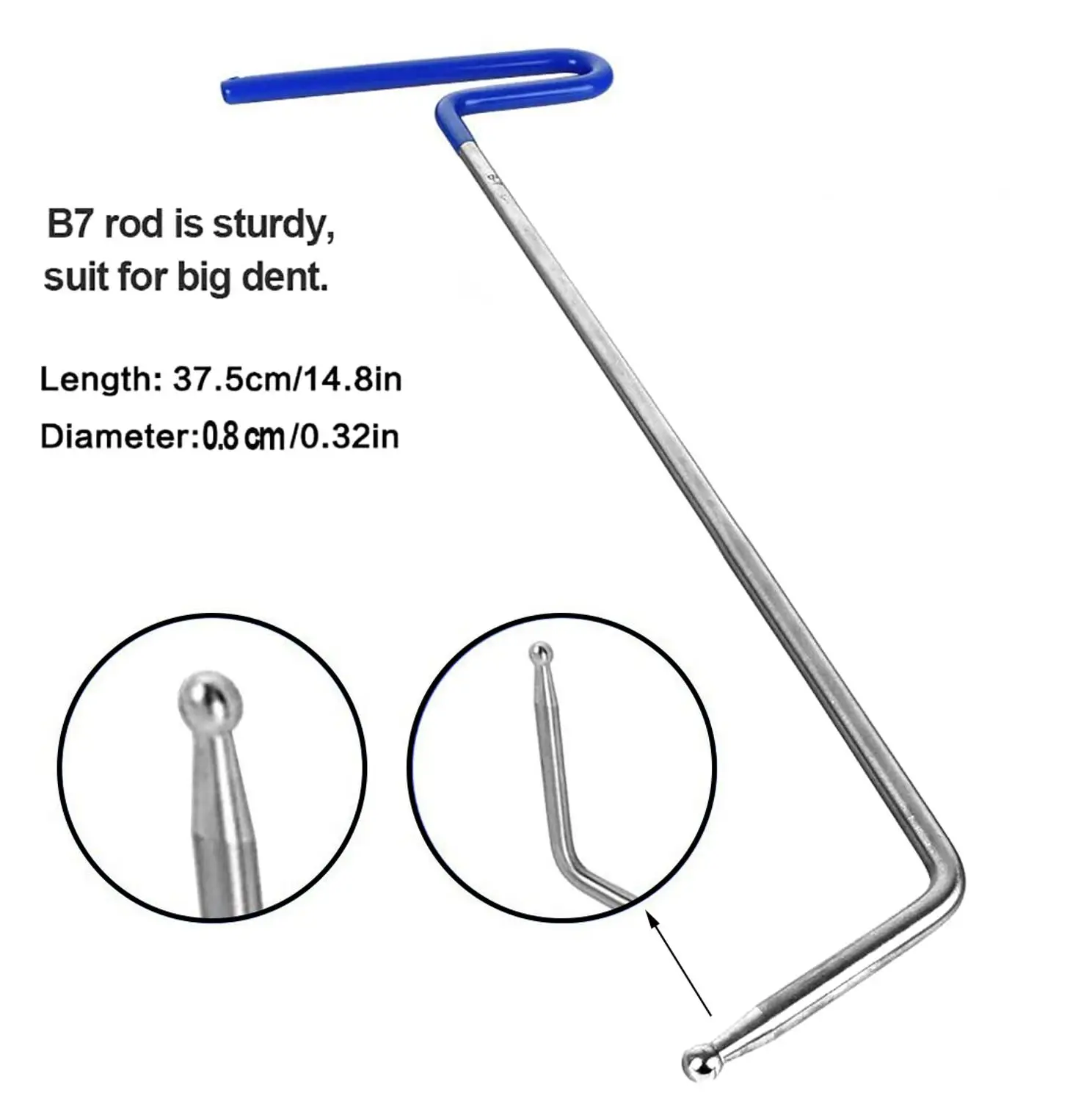 

4 Pieces Auto Body Dent Repair Hail Damage Removal Tools Paintless Dent Removal Puller Sets Car Door Dings Repair Hand Tools