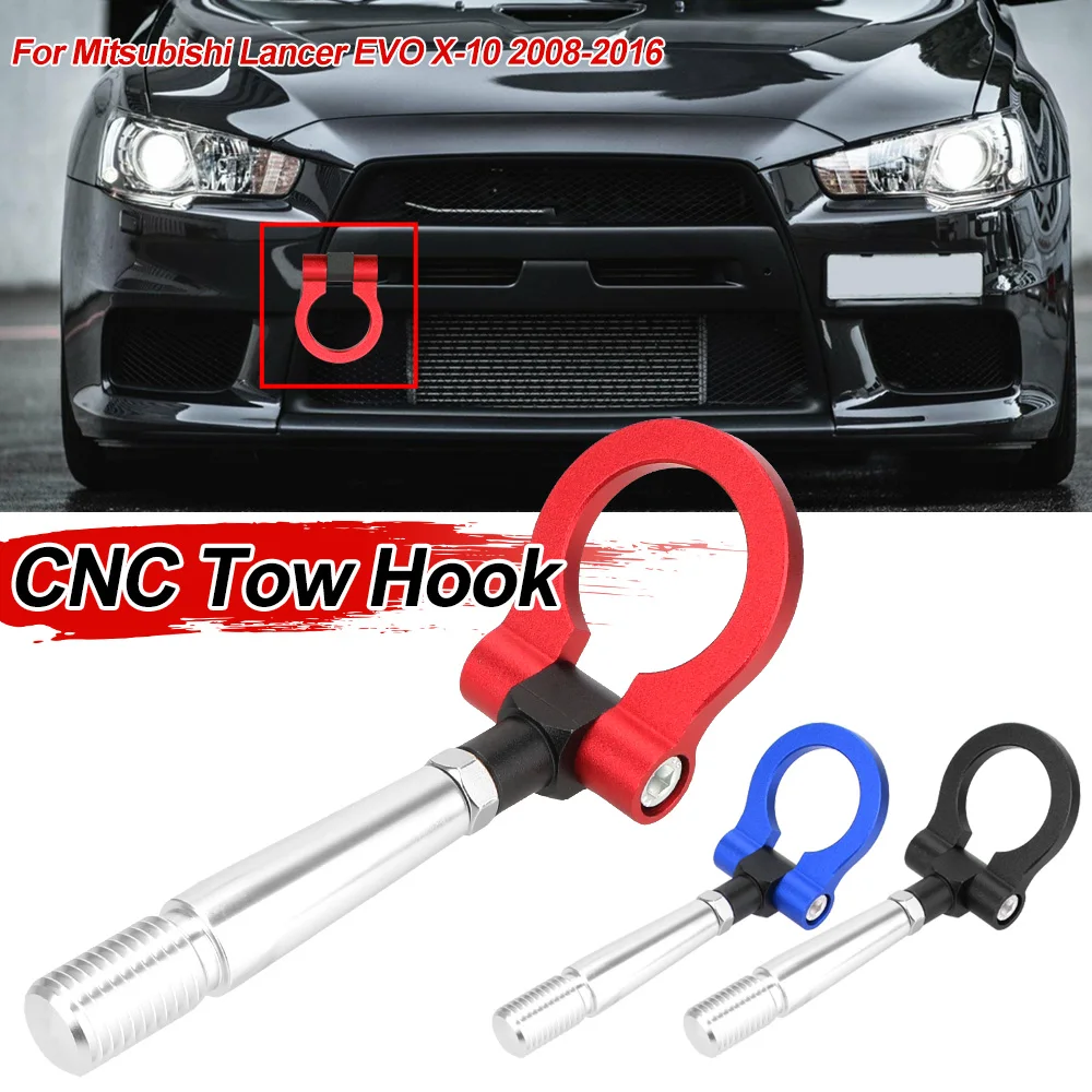 

Trailer Hook For Mitsubishi Lancer EVO X 10 2008-2016 Car Racing Vehicle Rear Front Towing Hooks