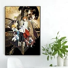 Плакат бродячих собак популярный классический японский аниме домашний декор Шелковые Плакаты и принты Настенная картина для декора гостиной