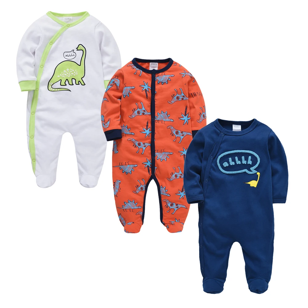 Kavkas 3 шт./лот одежда для маленьких мальчиков и девочек осенне-летний хлопковый