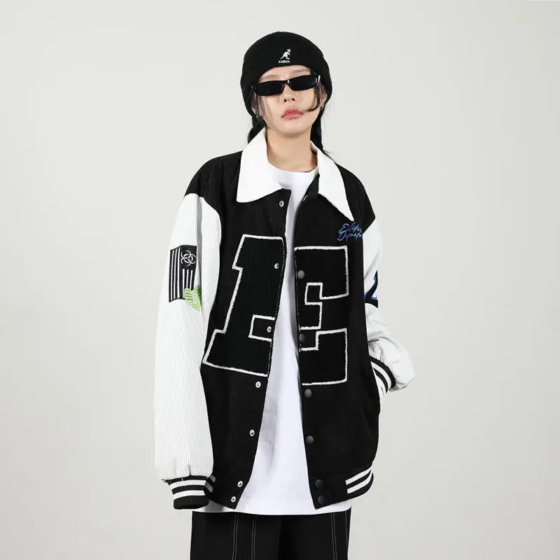 Уличная одежда куртка большого размера с вышивкой бейсбольная Униформа пилота в