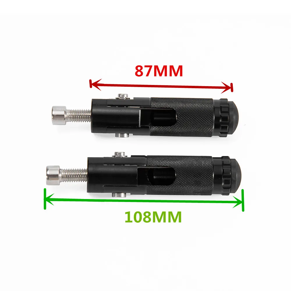 Универсальные мотоциклетные складные подножки педаль заднего вида набор
