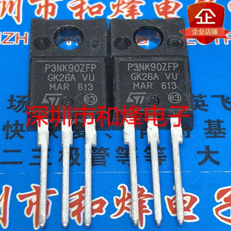Оригинал 5 шт./P3NK90ZFP STP3NK90ZFP TO 220F 900 в 3A|Транзисторы| |