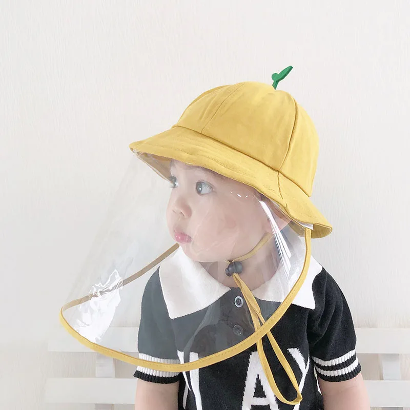 Children Hat Baby Protective Cap Basin Thin TPU Cute Fisherman Sunscreen | Детская одежда и обувь