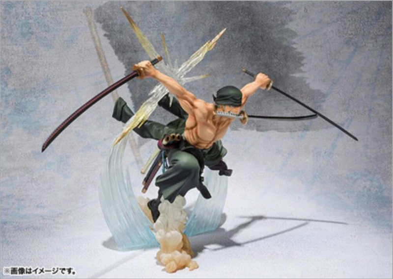 Один кусок Zoro Ronoa 3D2Y три ножа Phantom Ghost Cut Ver. Саурон ПВХ фигурка коллекция модель подарок Луффи 21 см