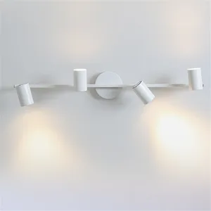 Винтажное настенное Настенные светильники для лофта черного, белого цвета в стиле индастриал, светильник лампы GU10 в стиле ретро для спальни, магазина, бара, коридора, ванной комнаты