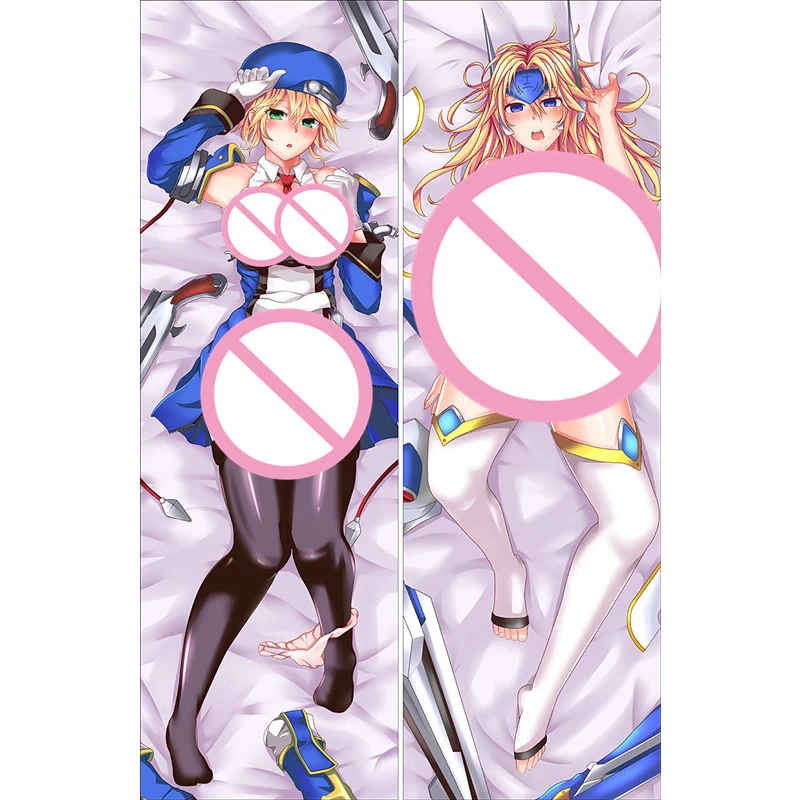 MMF BlazBlue: чехол для подушки Chronophantasma блестящий синий сексуальный Noel Vermillion & platinum
