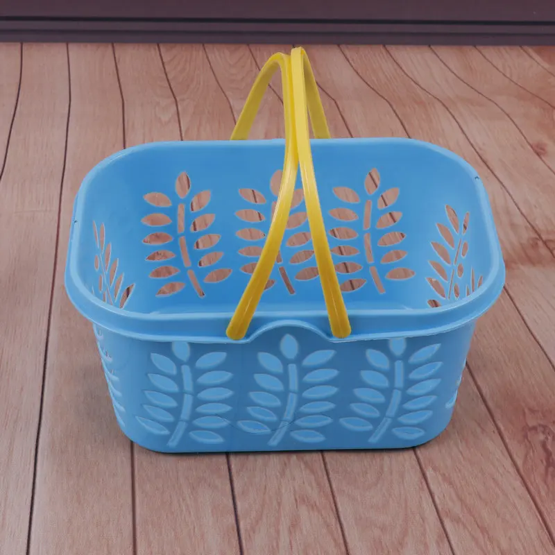 Пластиковая корзина портативная толстая квадратная для душа и ванной магазин 5