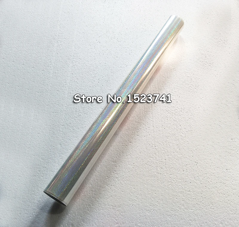 Голографическая фольга прозрачная кристаллическая точечная штамповочная