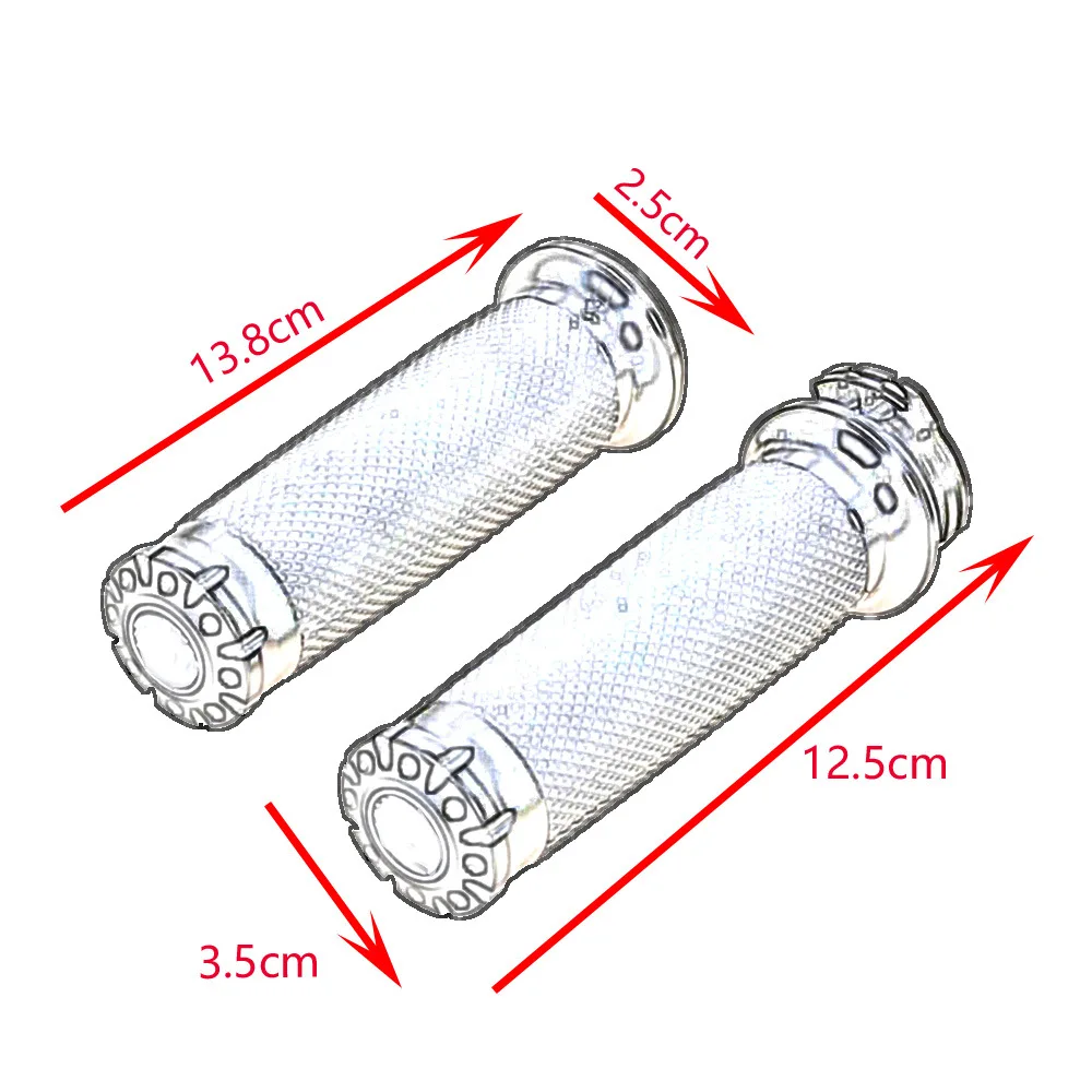Мягкие алюминиевые и резиновые ручки 1 дюйм (25 мм) для рукоятки Touring Sportster XL883 Dyna