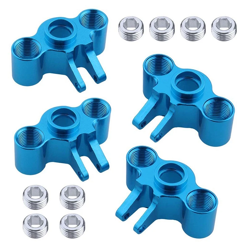 4Pcs Aluminum Axle Carriers Steering Knuckle Left & Right for Traxxas 1/16 Slash 4WD E-Revo Summit VXL RC Car Hop Up Parts |