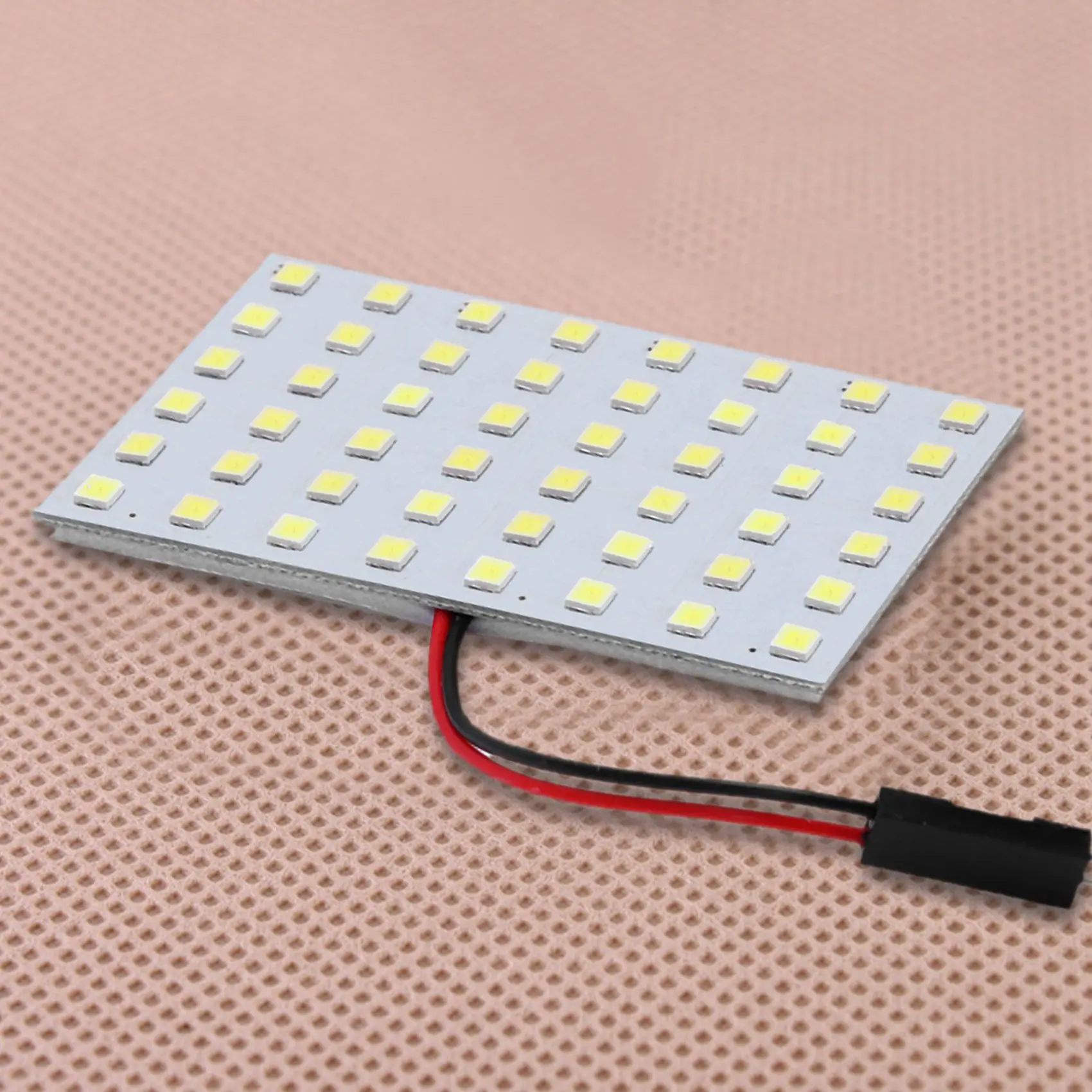 Белый 1210 SMD 48 светодиодный интерьер автомобиля фонарь T10 BA9S с 2 сверхъяркими