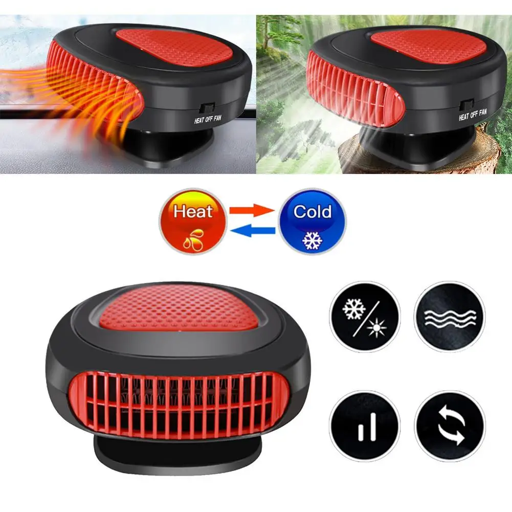 

12V Car Heater Fast Heating Cooling Multifunctional Car Defogger Defrosting And Snow Removing Device For Car Van Glass
