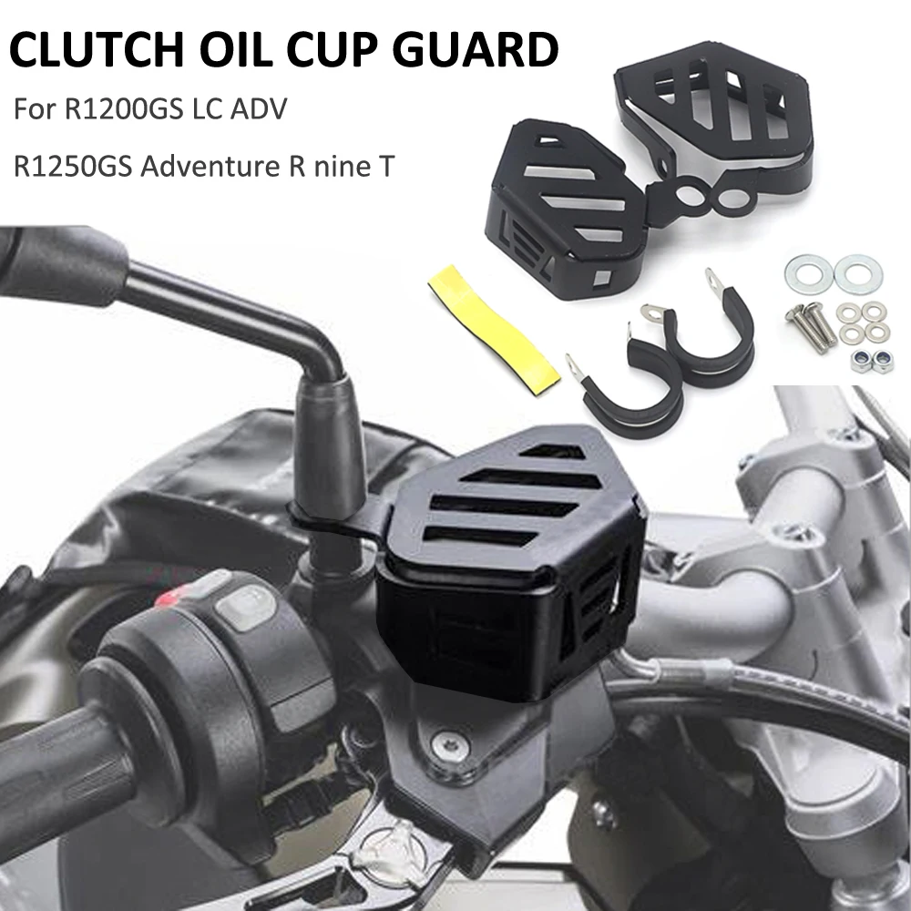 

Front Brake Reservoir Clutch Oil Cup Guard Protector Cover For BMW R1250GS Adventure R1200GS R 1200 GS LC Adv R nineT R 1250 RS