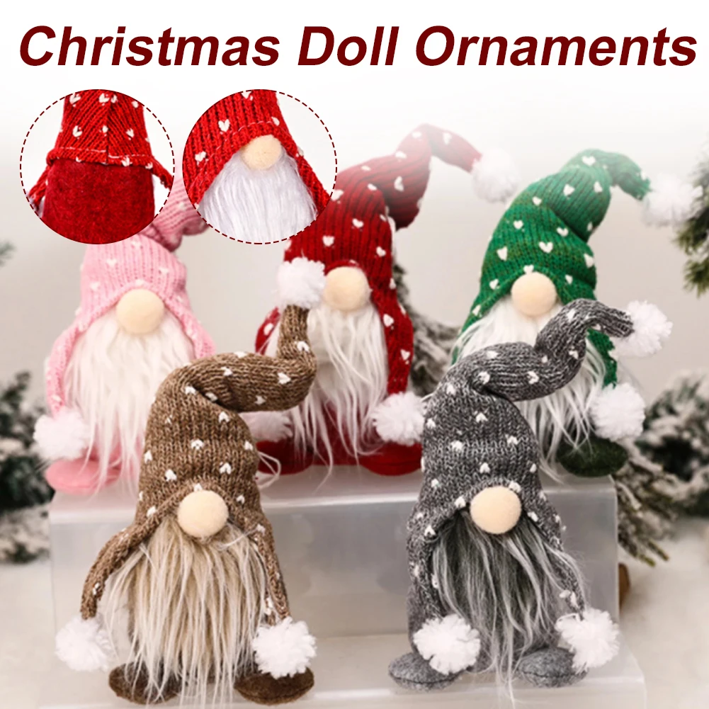 

Christmas Gnomes Plush Santa Doll Xmas Gonk Dwarf Elf Decor Gifts Ornaments